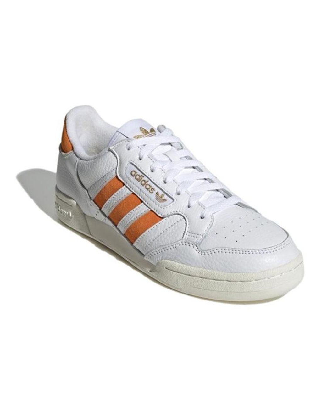 Adidas White Continental 80 Stripes Rush' for men