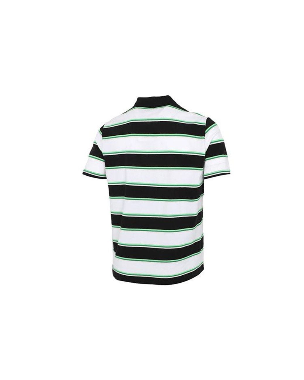 PUMA Green Downtown Stripe Polo Tee Shirt for men