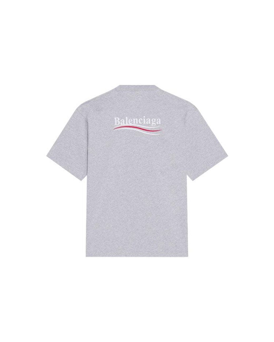 Balenciaga Purple Political Campaign T-Shirt Large Fit for men