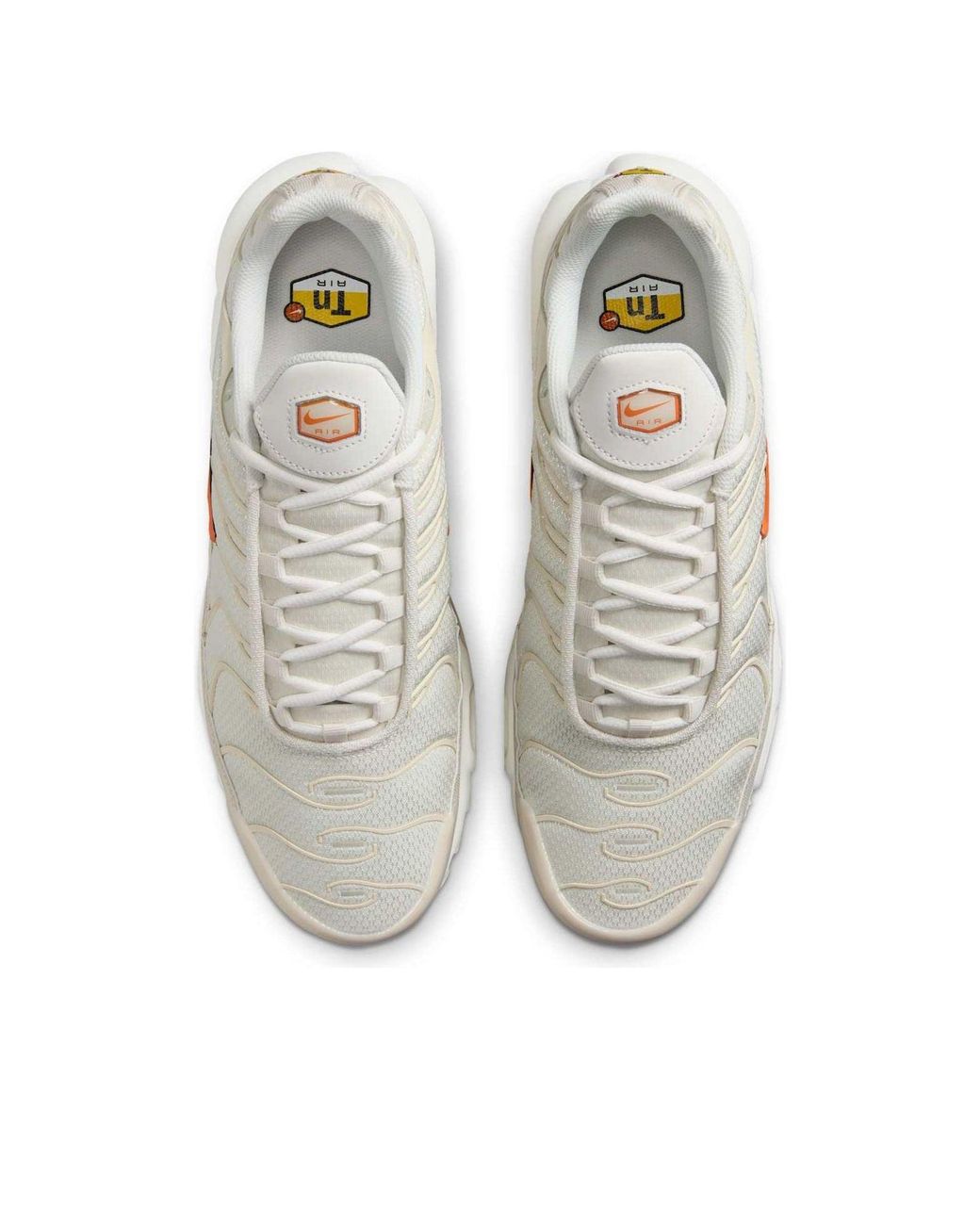 Nike White Air Max Plus Shoes for men