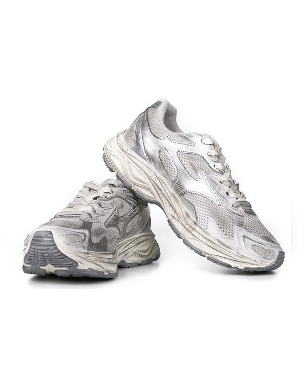 Mizuno White Racer S Metallic' for men