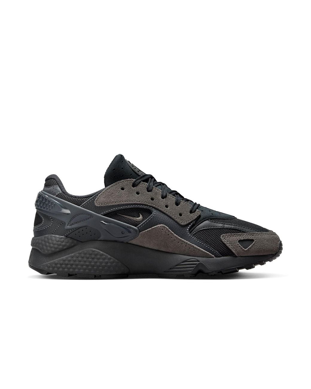 Nike Black Air Huarache Runner 'Medium Ash Anthracite' for men