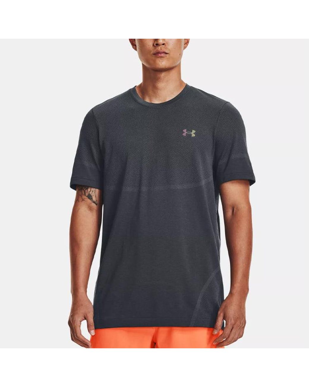 Under Armour Black Vanish Elite Seamless Short Sleeve for men