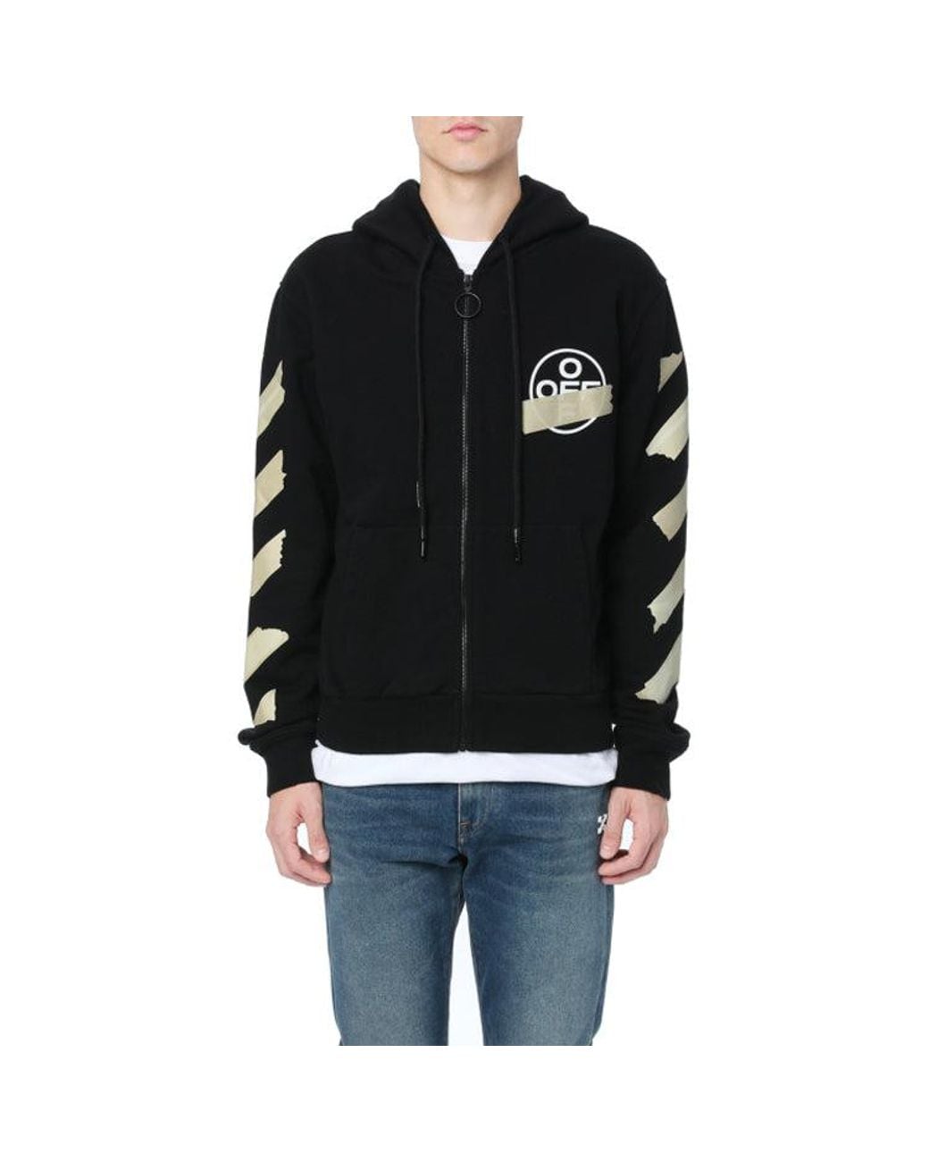 Off-White c/o Virgil Abloh Black Ss20 Arrows Sketch Sweater Tape for men