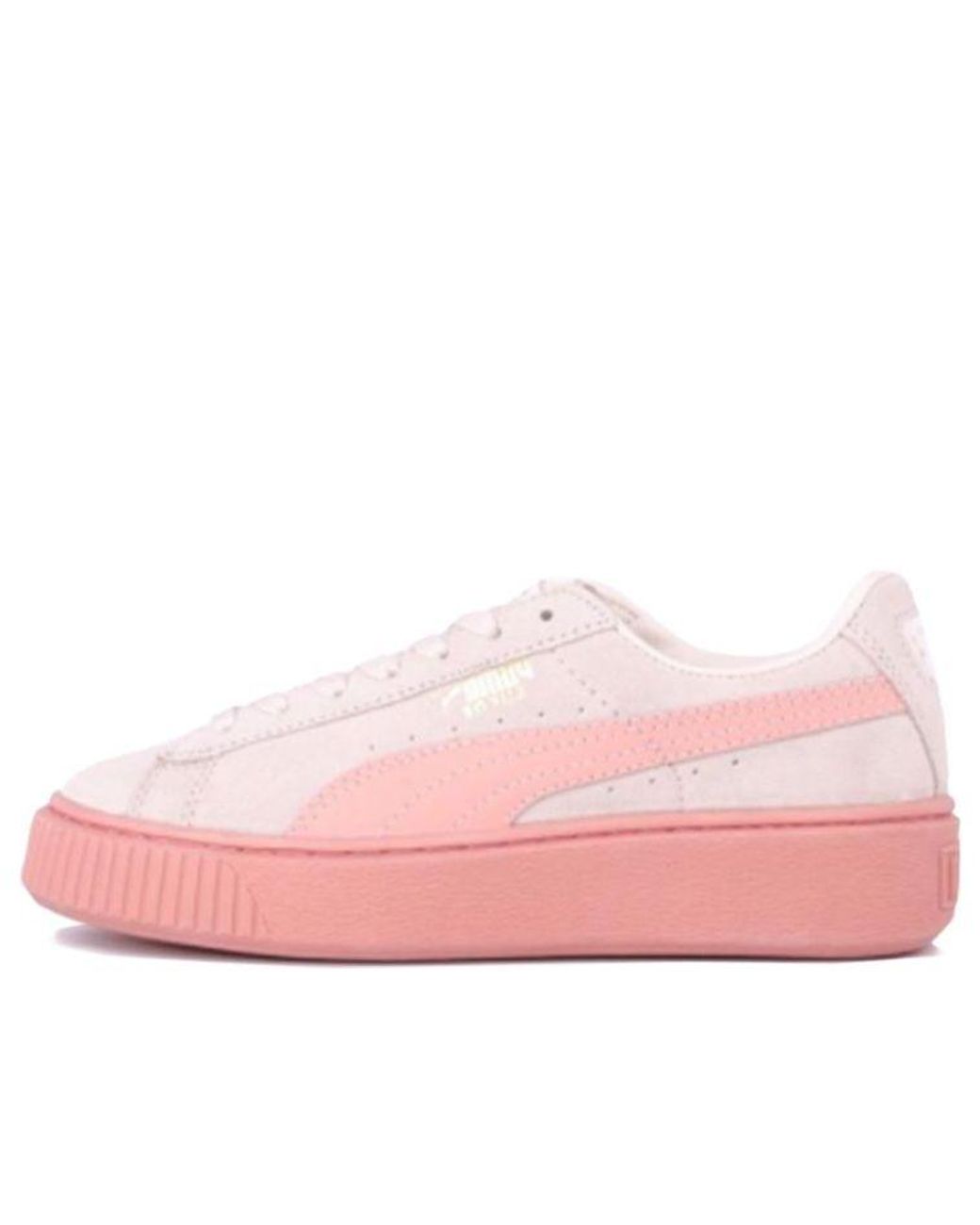 PUMA Pink (Wmns) Suede Platform