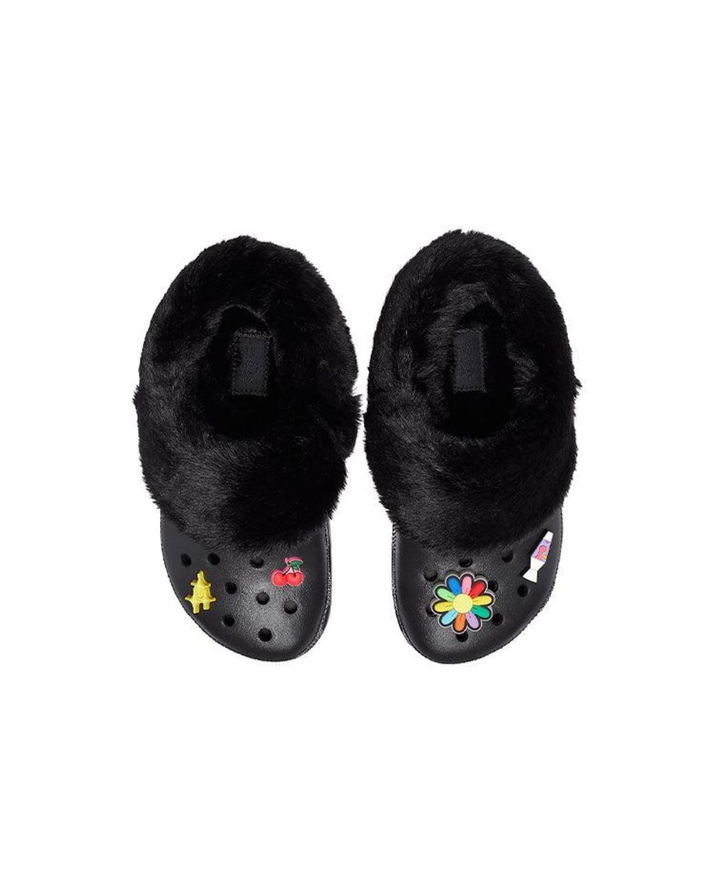 CROCSTM Black Classic Clog Slippers for men