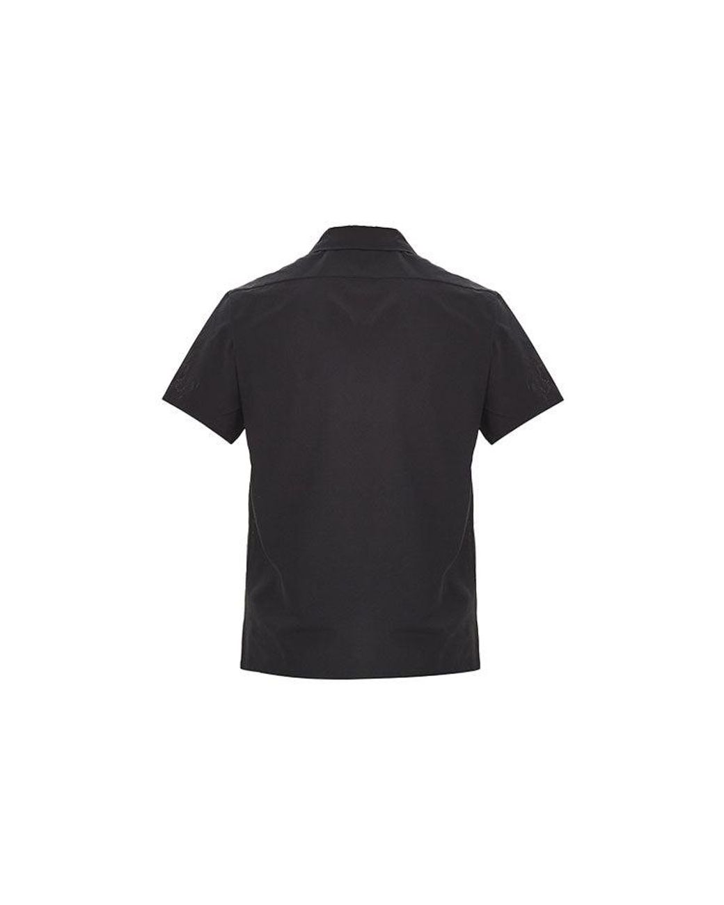 Adidas Black Y-3 Solid Color Casual Short Sleeve Shirt for men