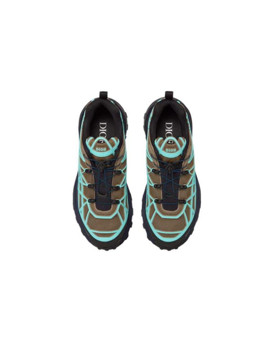Dior Blue B31 Runner Sneaker Khaki for men