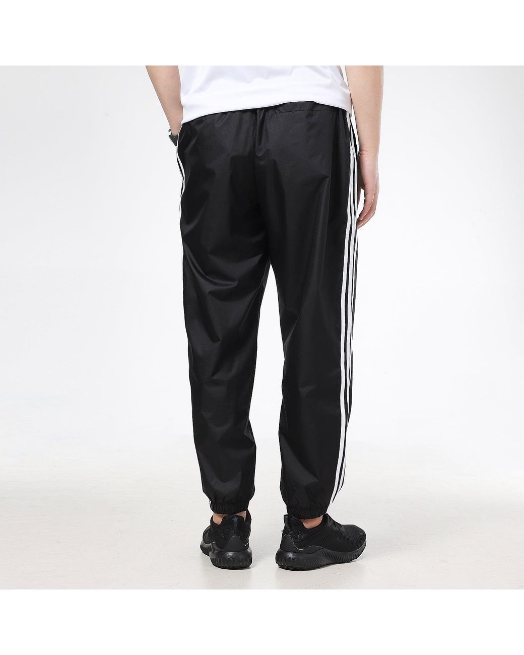 Adidas Black Originals Casual Sports Side Striped Leggings For for men