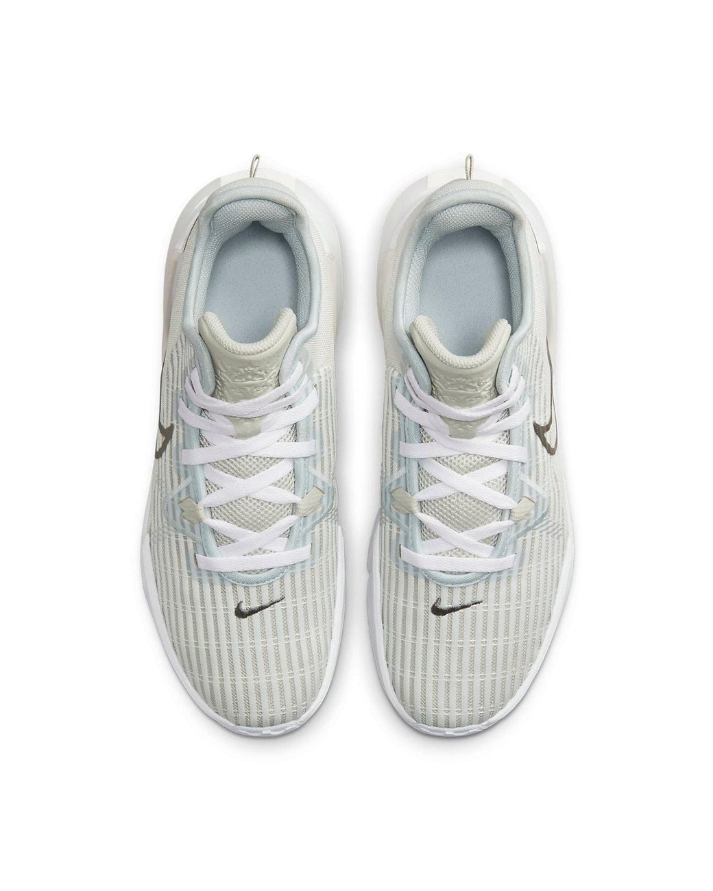 Nike White Lebron Witness 6 Ep Metallic Pewter' for men