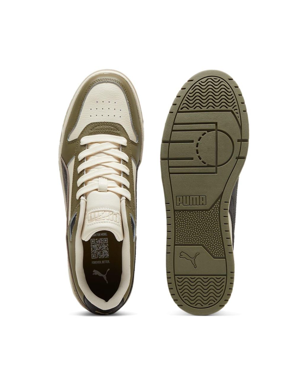 PUMA Brown Rbd Game Low 'Alpine Snow' for men