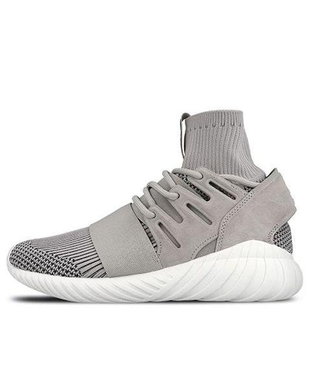 adidas Tubular Doom Primeknit Clear Granite in Grey for Men Lyst UK