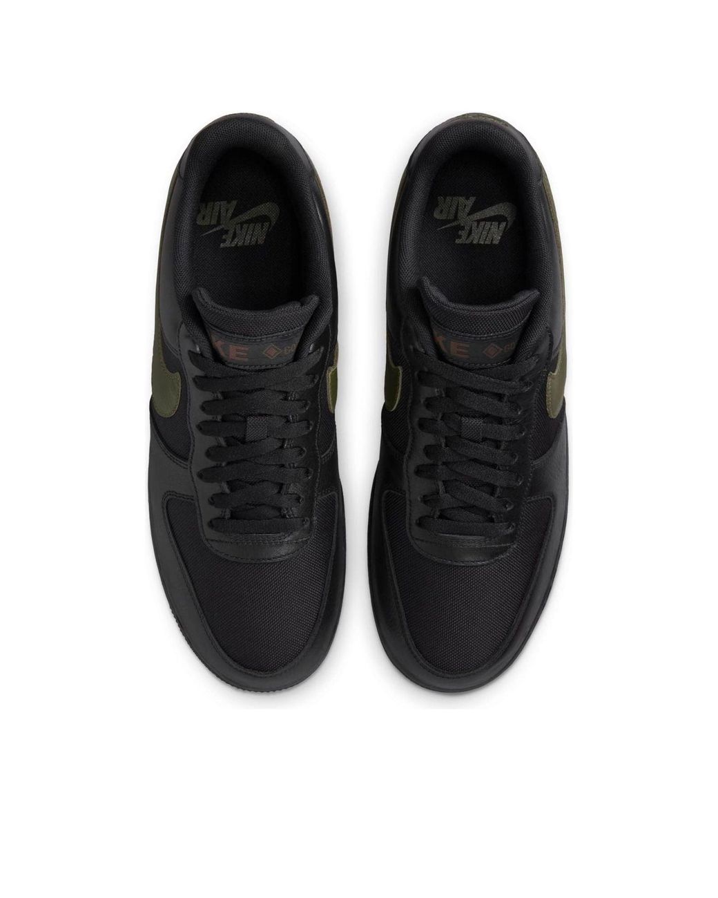 Nike Black Air Force 1 Low Gore-Tex Cargo Khaki' for men