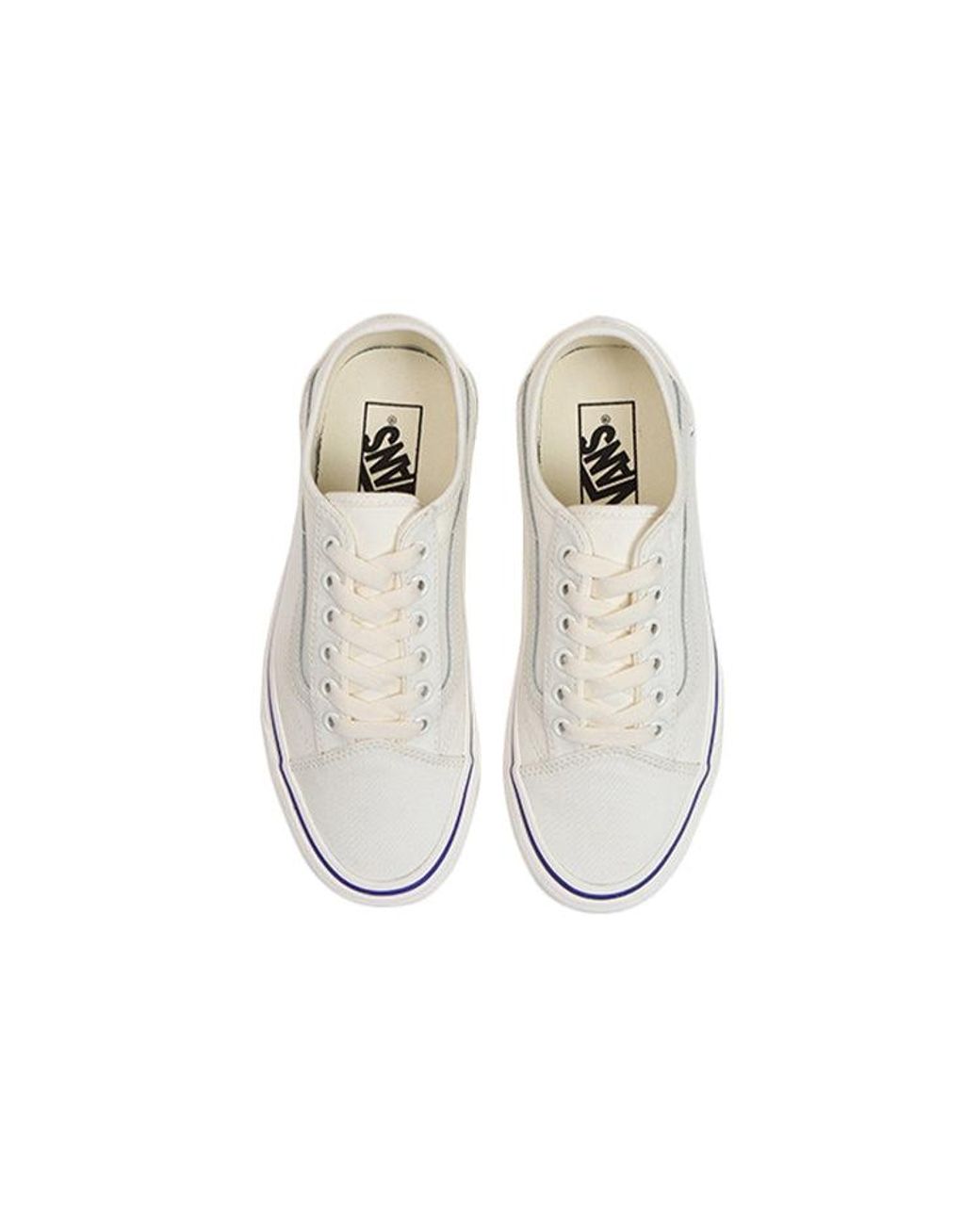 Vans White Old Skool Tapered for men