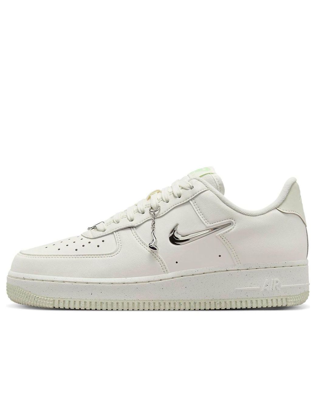Nike White (Wmns) Air Force 1 '07 Se Next Nature 'Sail Liquid Metal'
