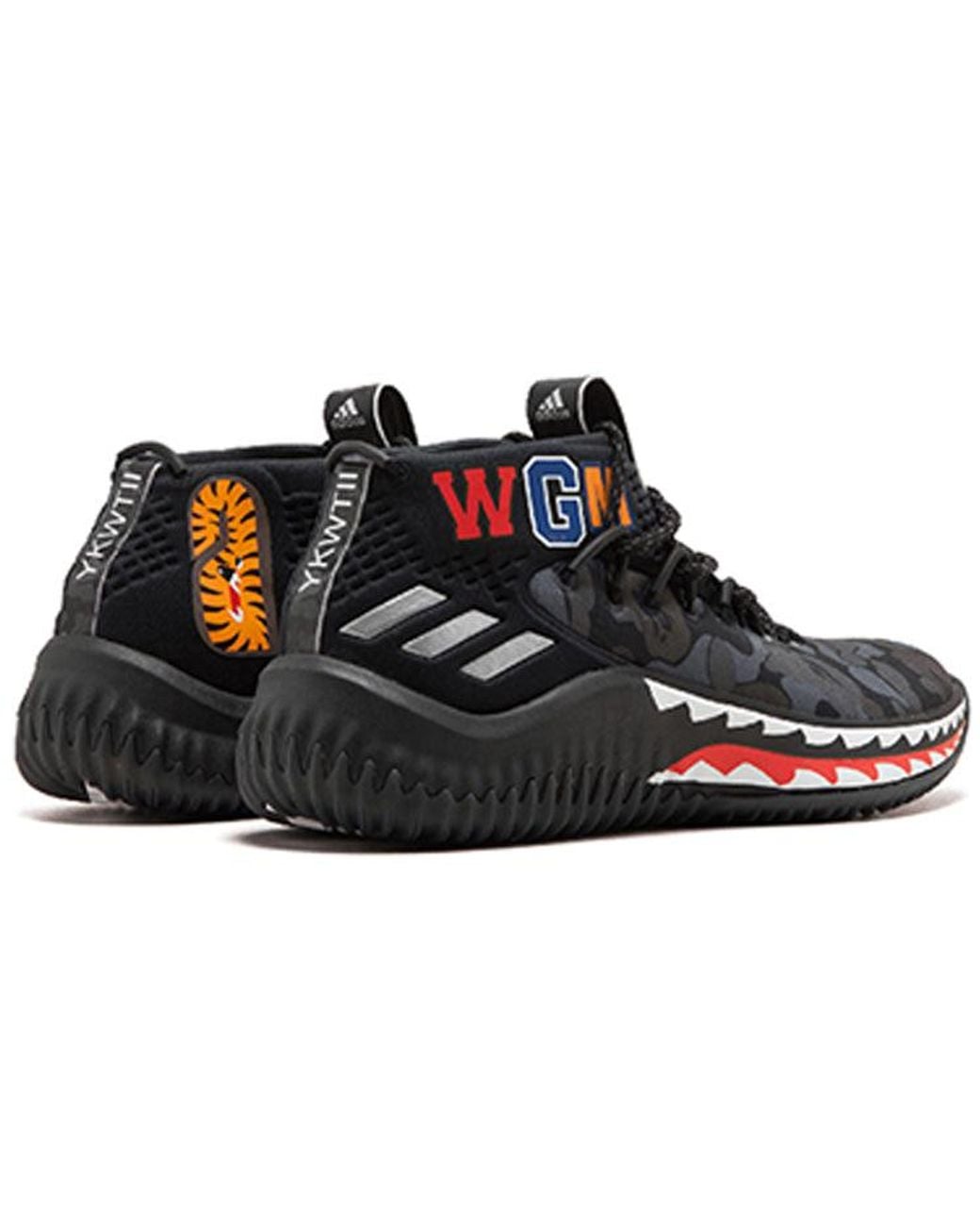 Adidas Black X A Bathing Ape Dame 4 Camo' for men