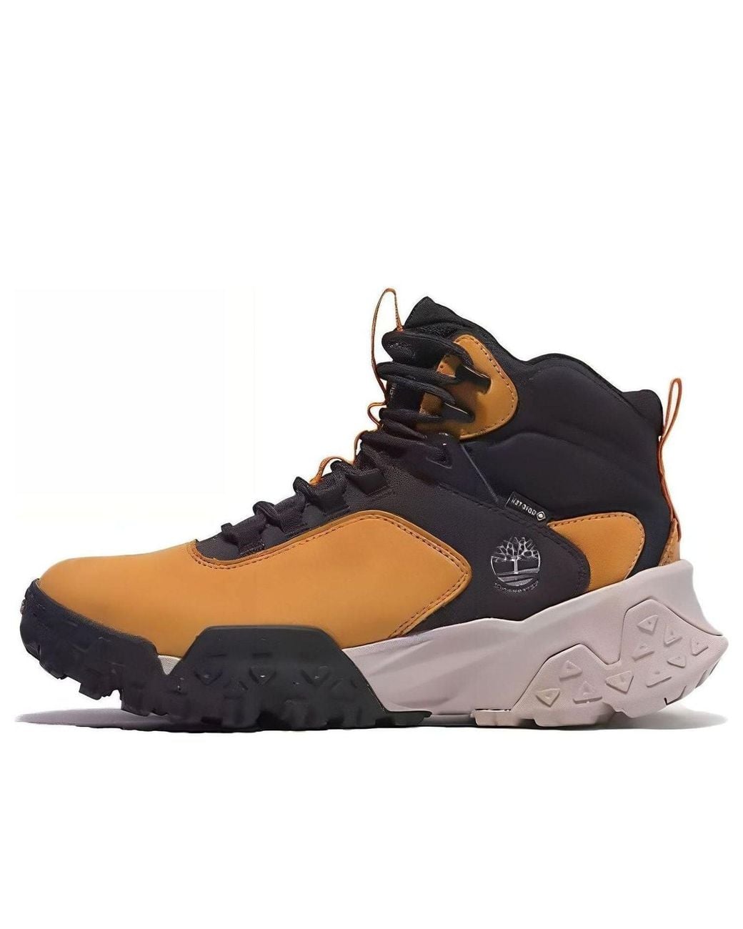 Timberland Blue Motion Scramble Mid Lace Up Hiking Boot With Gore-Tex Bootie 'Wheat Nubuck' for men