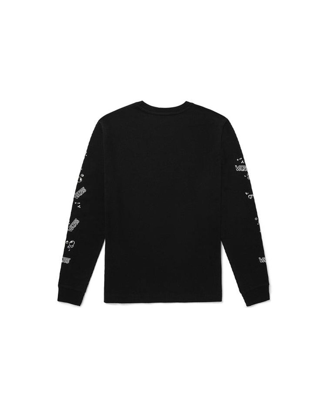 Vans Black (Wmns) X Spongebob Squarepants Printing Round-Neck Sweateshirt