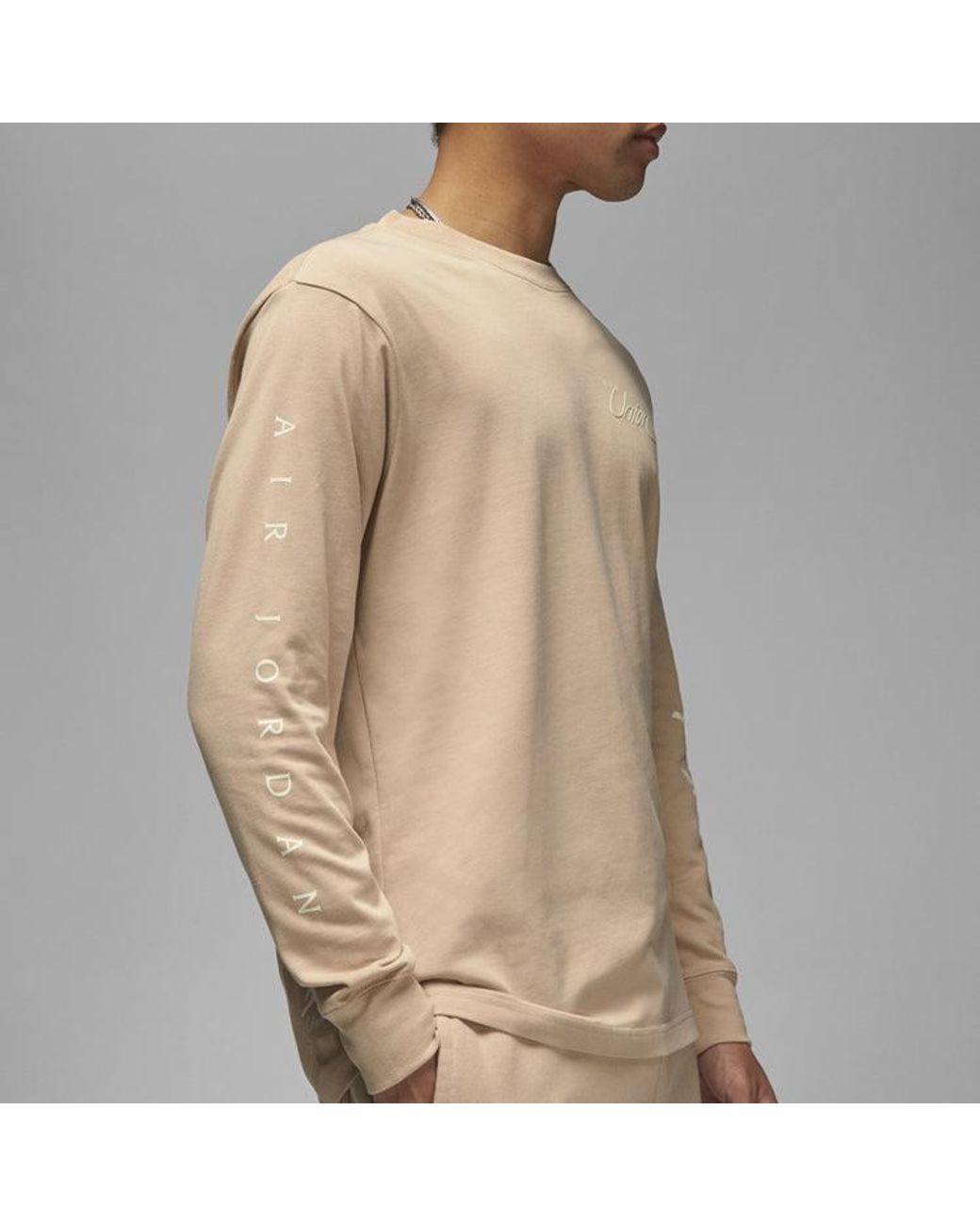 Nike Natural Long-Sleeve Tee X Union 'Bio' for men