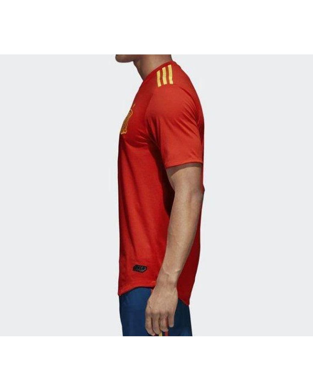 Adidas Red 2018 World Cup Spain Jersey for men