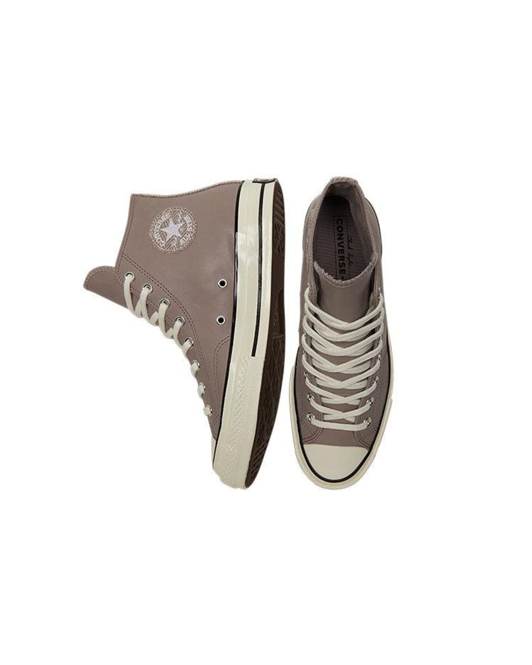 Converse Brown Chuck 70 High Ivory'