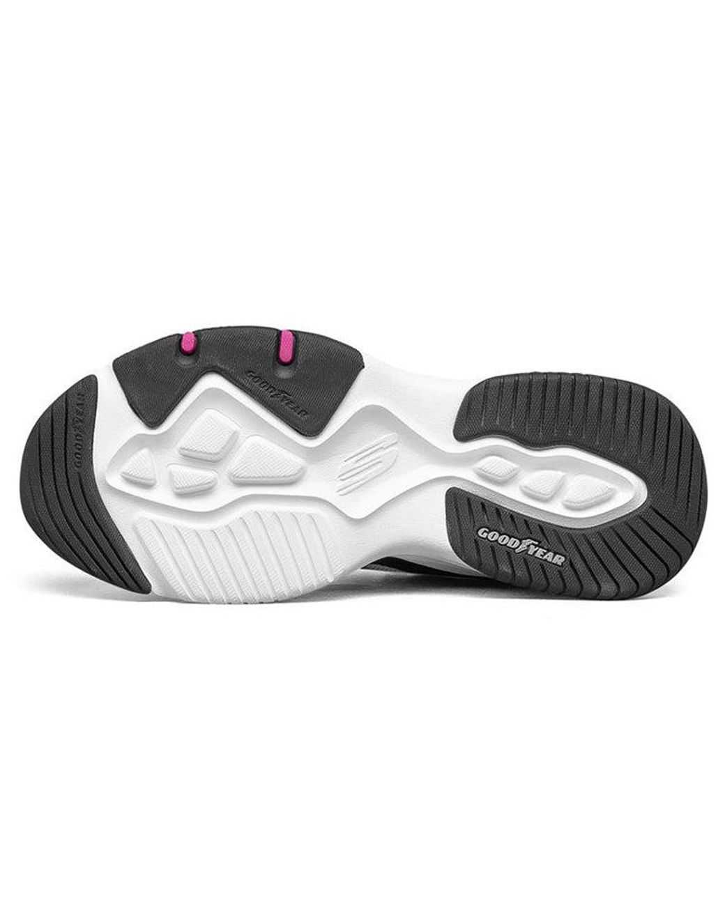 Skechers White (Wmns) D'Lites 4.0 Low Running Shoes Gs