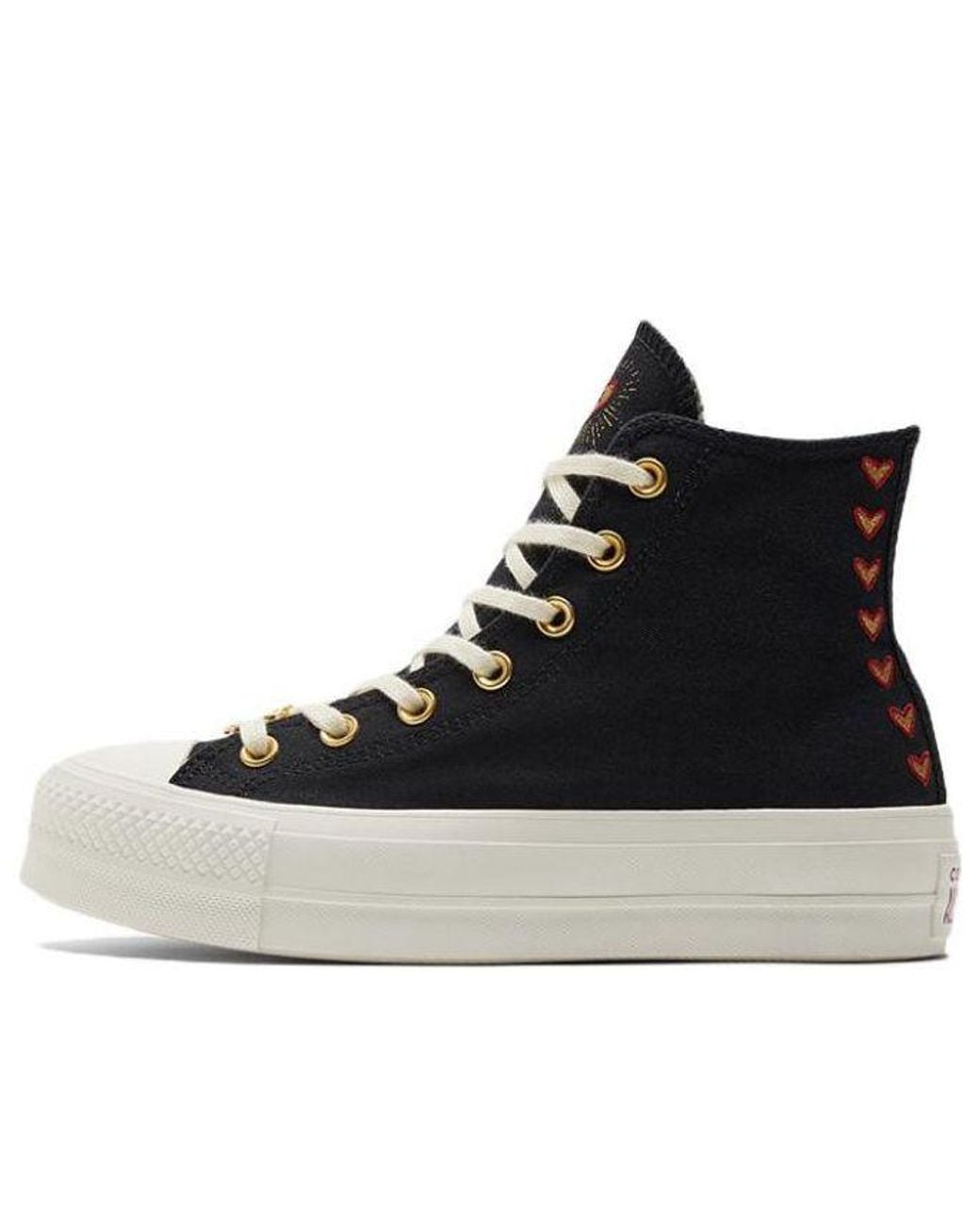Converse Black (Wmns) Chuck Taylor All Star Lift Platform High 'Valentine's Day 2023'