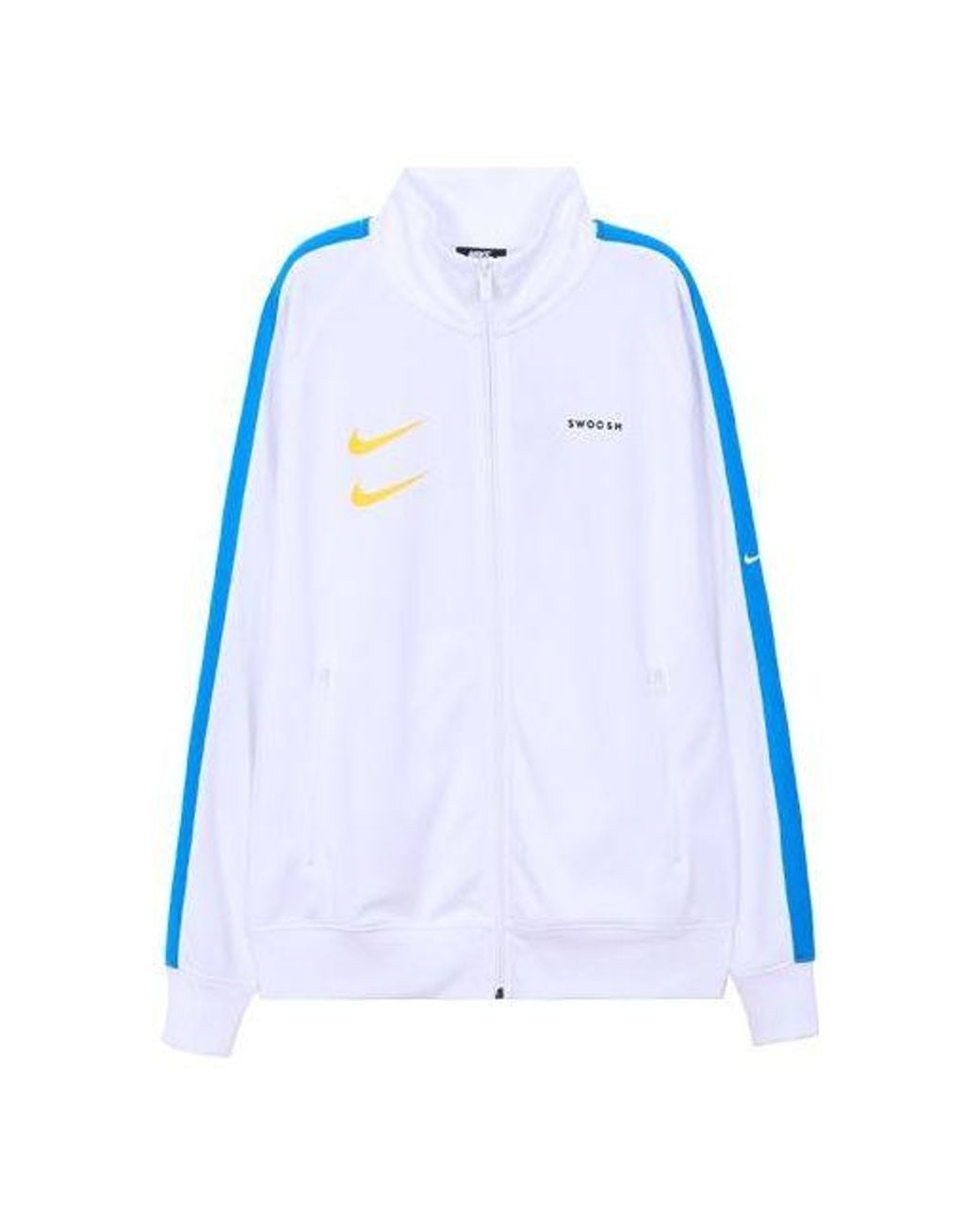 Nike Blue Sportswear Swoosh Retro Sports Jacket for men