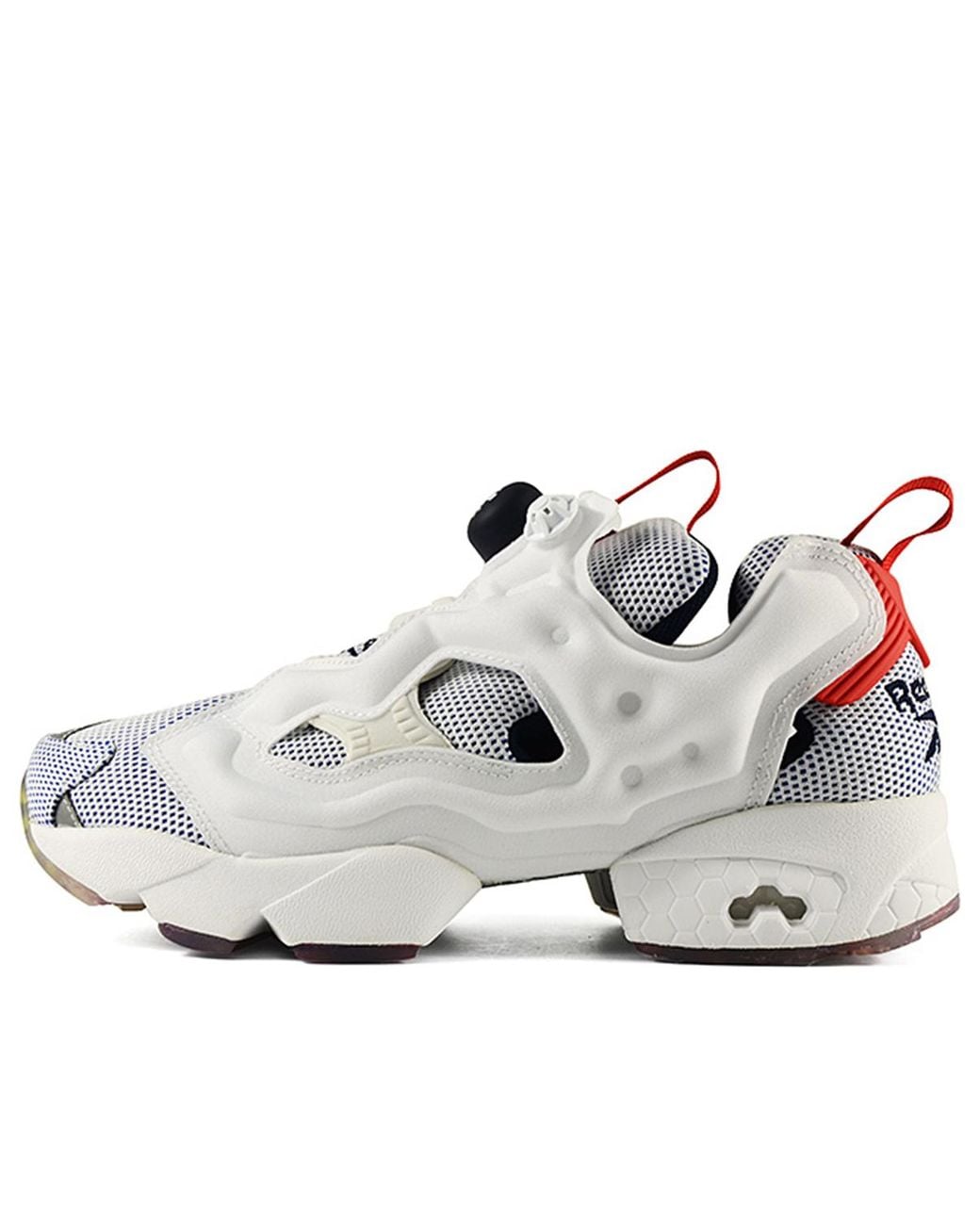 Reebok White Instapump Fury Celebrate Shoes/Sneakers for men