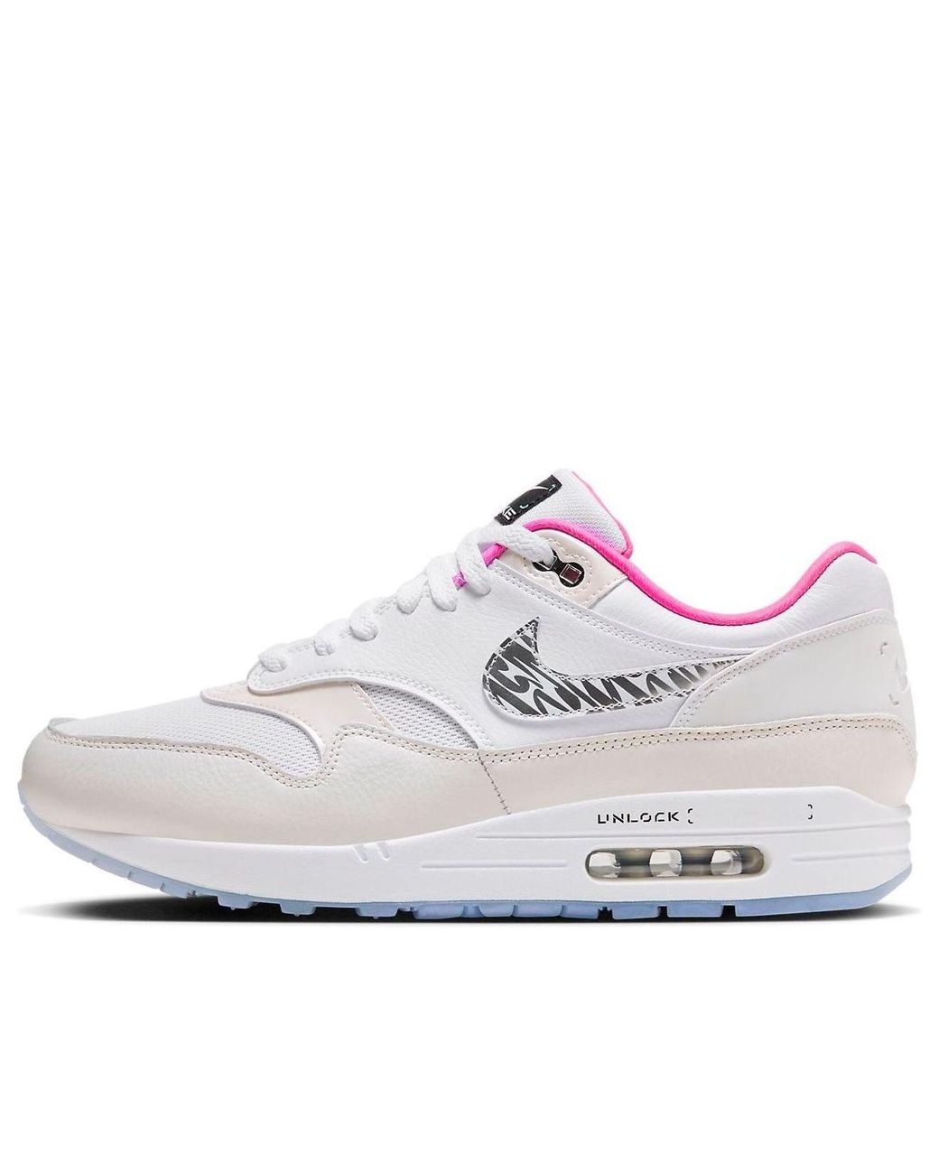 Nike White Air Max 1 'Unlock Your Space' for men