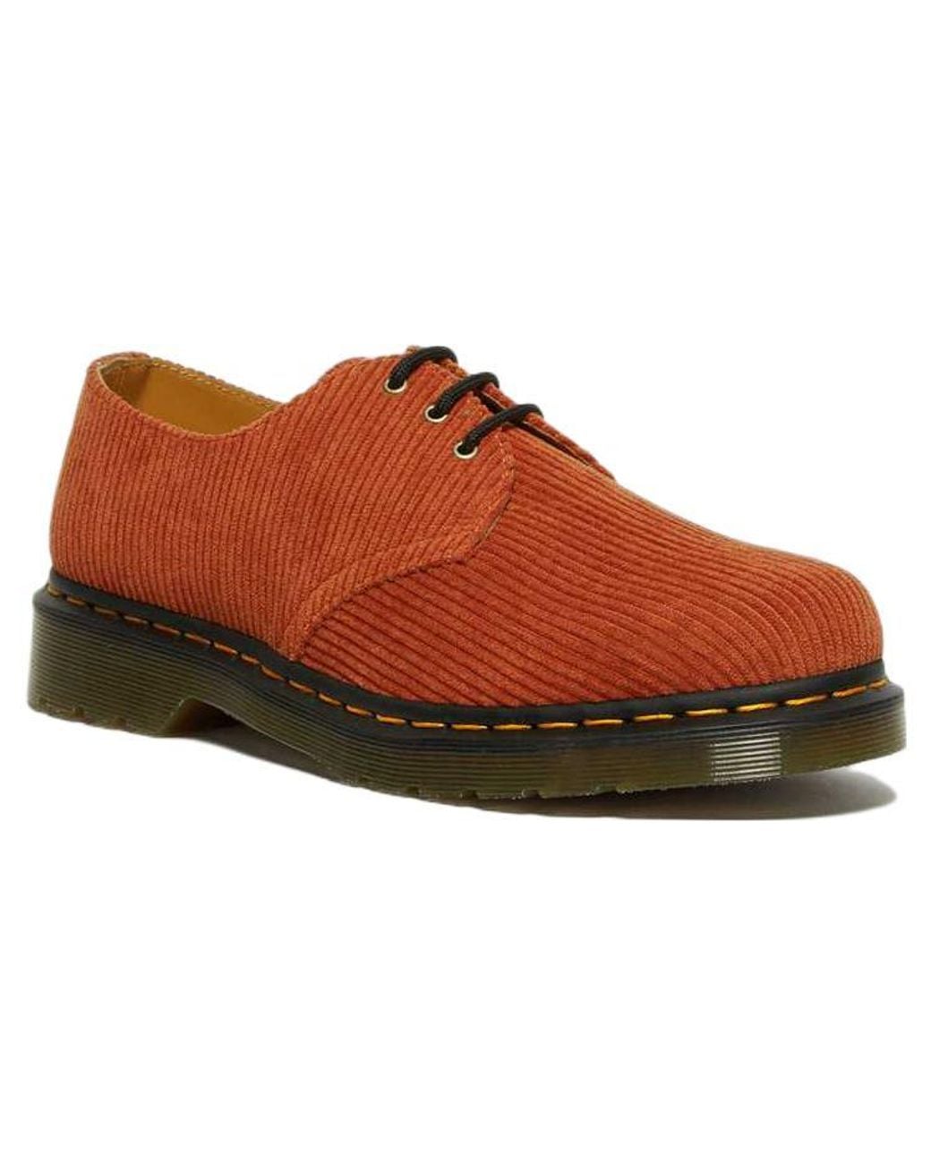 Dr. Martens Brown 1461 Corduroy Oxford Shoes 'Tan'