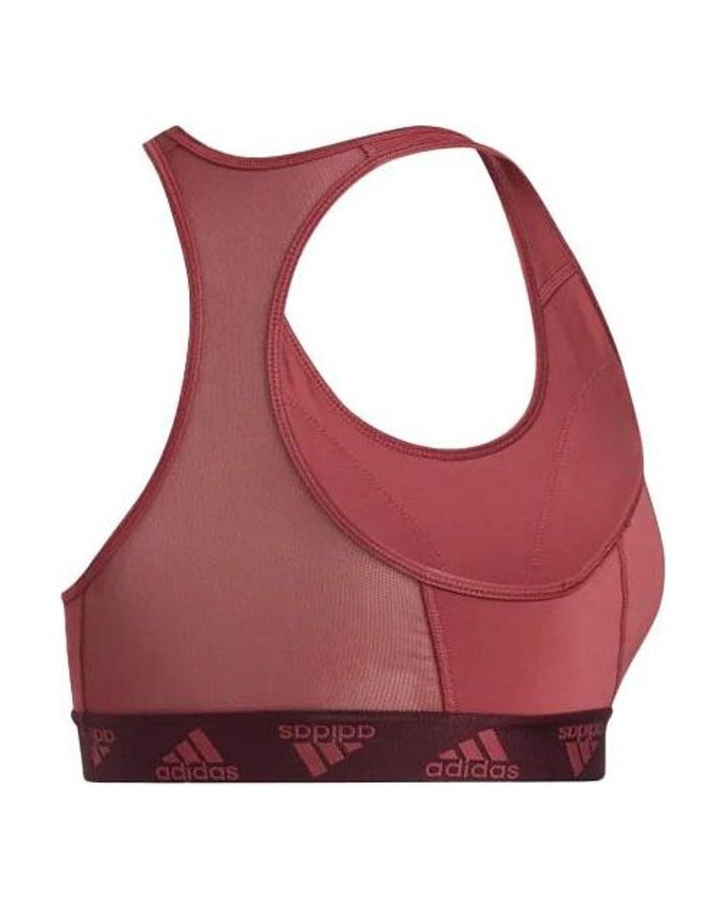 Adidas Red (Wmns) Don'T Rest Alphaskin Badge Of Sport Bra