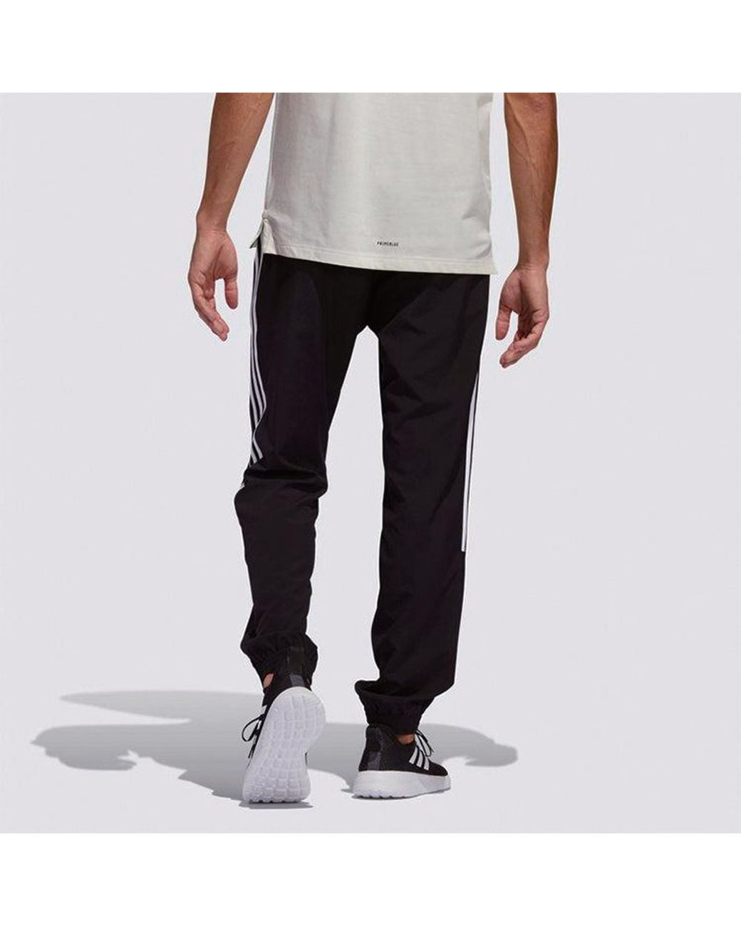 Adidas Blue 3S Wvn Pt Sports Stylish Pants for men