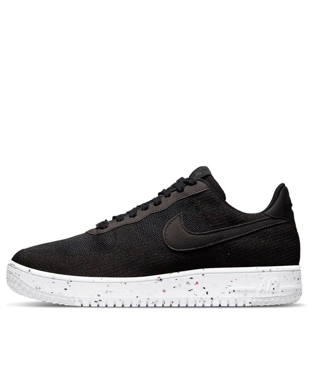 Nike Black Air Force 1 Crater Flyknit for men