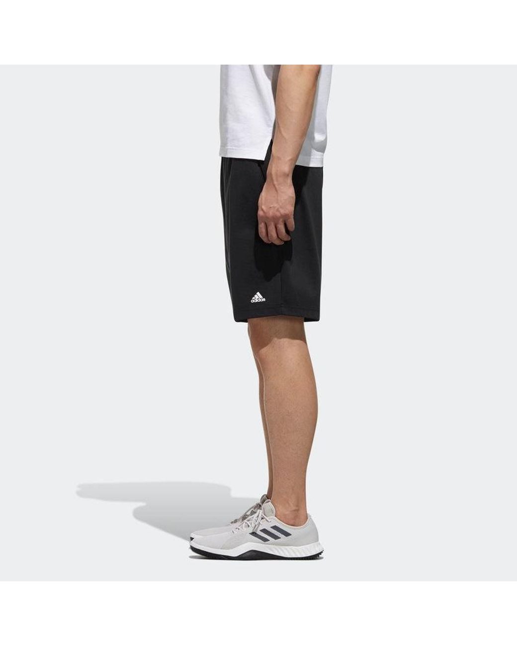 Adidas Black Wj Sh Tap Running Training Knit Shorts for men