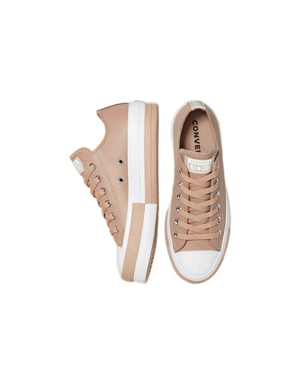 Converse White (Wmns) Ctas Double Stack Lift Ox Salt