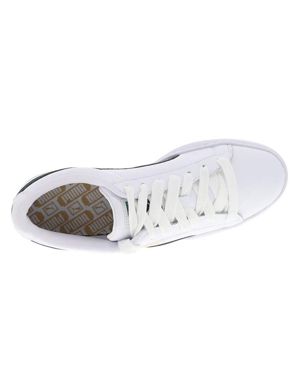 PUMA White Basket Lfs for men