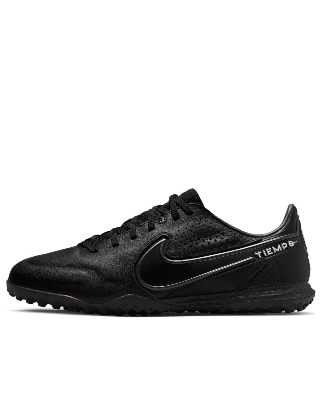 Nike Black React Tiempo Legend 9 Pro Tf Iron' for men