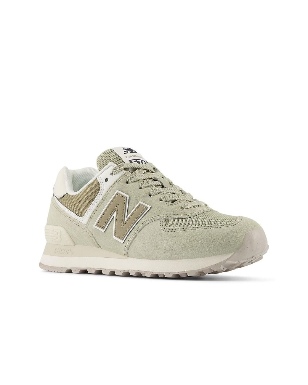 New Balance White (Wmns) 574 'Olivine Dark Stoneware'