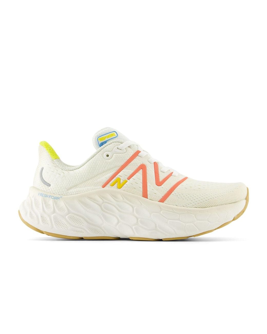 New Balance White (Wmns) Fresh Foam X More V4 Wide 'Sea Salt Gulf'