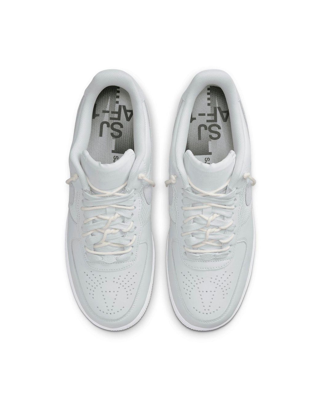 Nike White X Slam Jam Air Force 1 Low 'Triple' for men