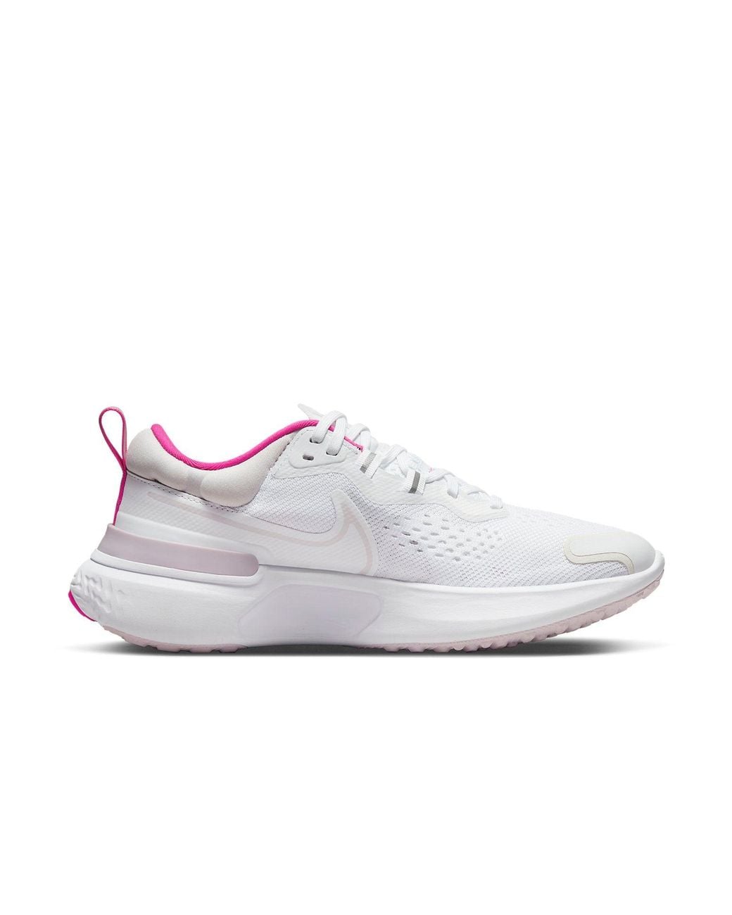 Nike White (Wmns) React Miler 2 Marathon/Sneakers