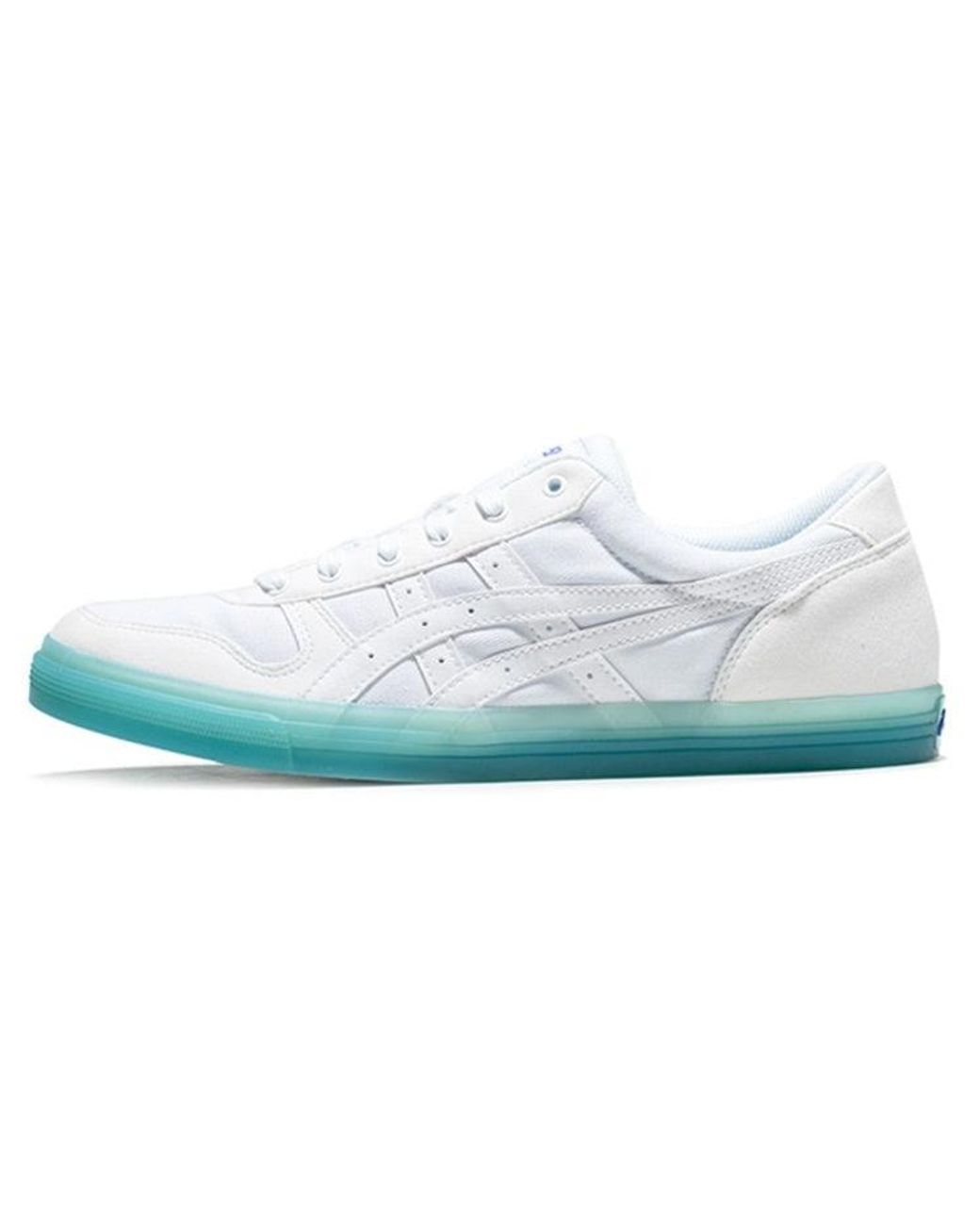 Asics Aaron Jelly Sole Retro Casual Shoes White Blue for Men | Lyst