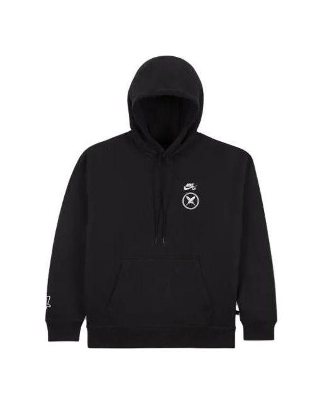 Nike Black Sb X Yuto Graphic Fleece Pullover Hoodie for men