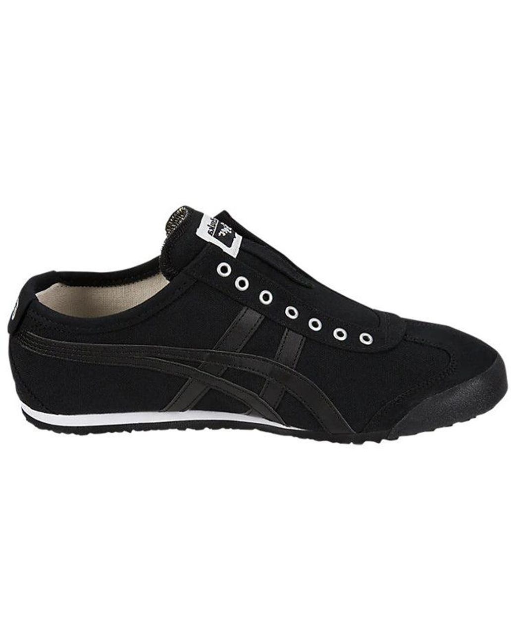 Onitsuka Tiger Black Mexico 66 Slip-On for men