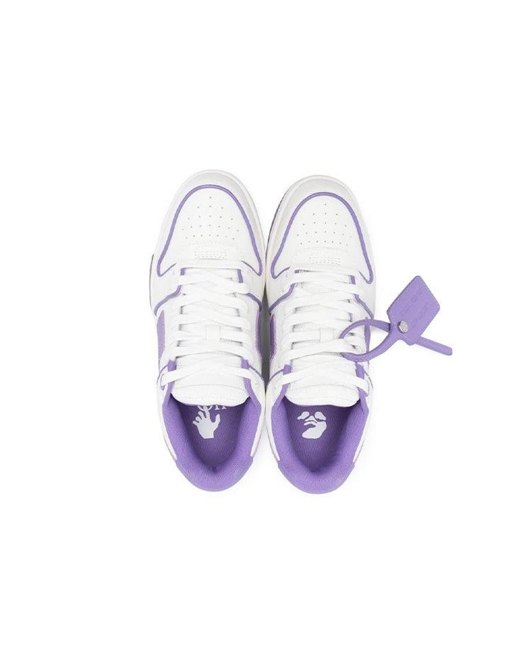 Off-White c/o Virgil Abloh Purple (Wmns) Out Of Office Low-Top Leather Sneaker