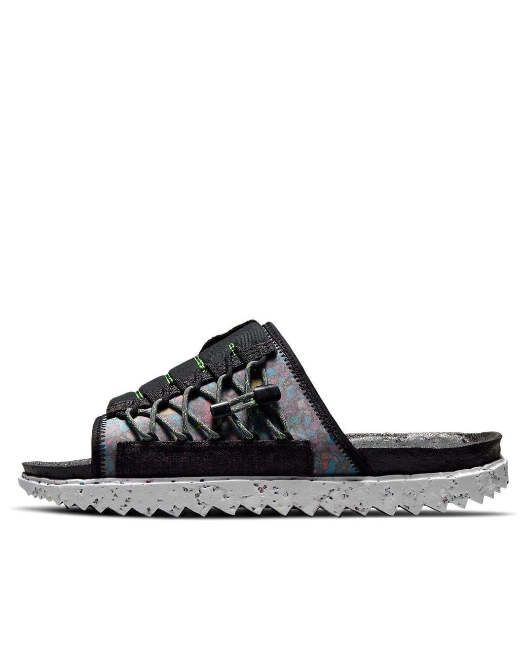 Nike Black Asuna Crater Slide for men