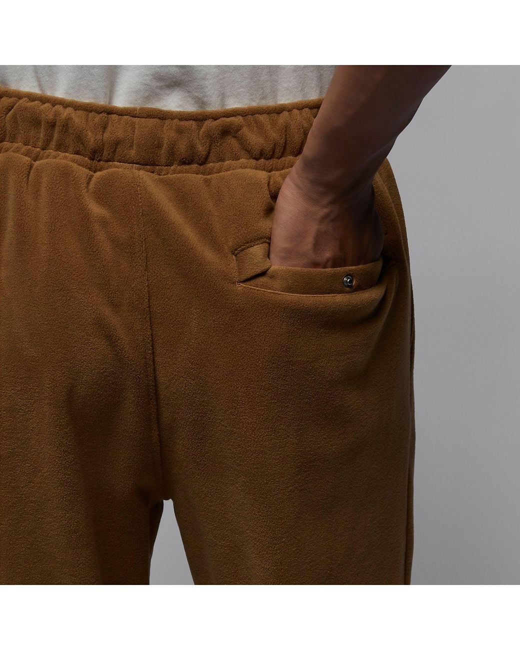 Nike Brown Essentials Fleece Winter Pants for men