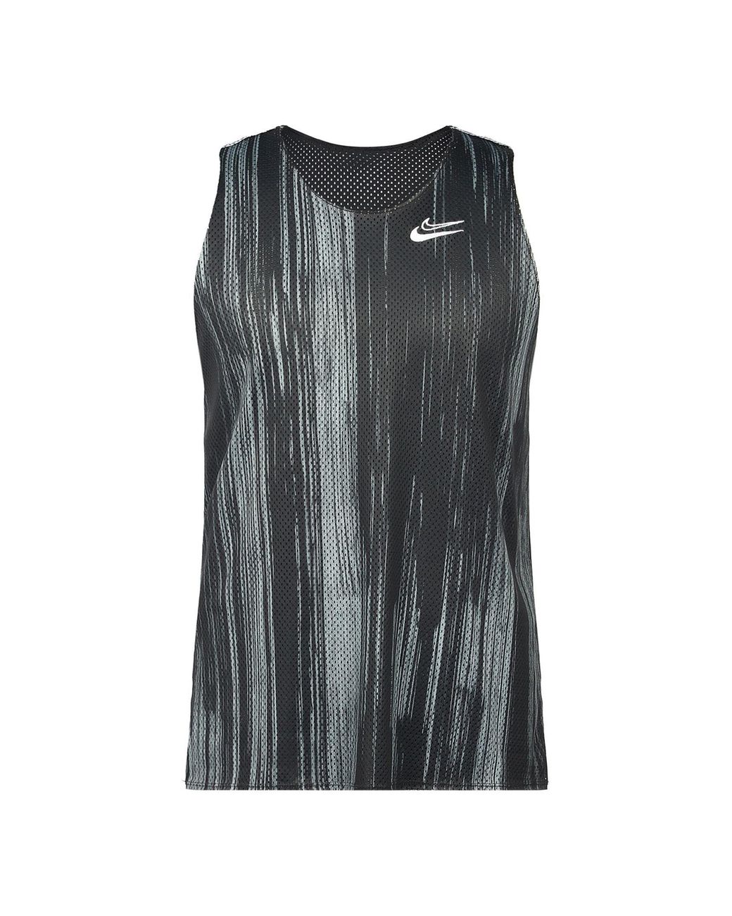 Nike Gray Dri-Fit Sleeveless Basketball Top for men
