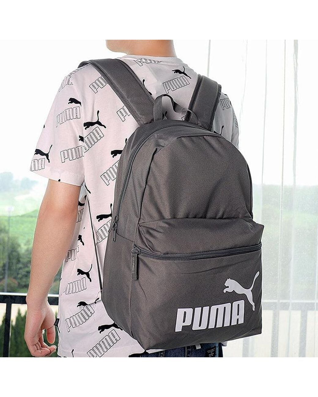 PUMA Gray Phase Backpack